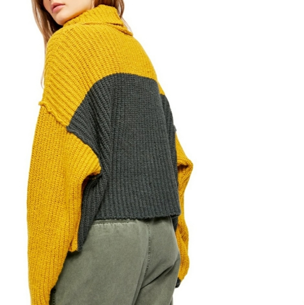 Free People Great Than Cowl Neck Oversize Sweater - Picture 3 of 7
